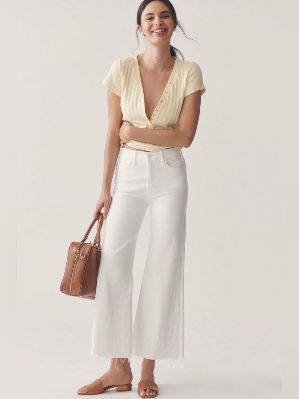 MOTHER petite white flared jeans high-rise waist, brand new with tags 28